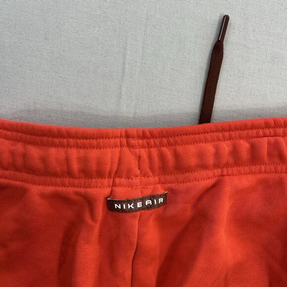 Nike Sweatpants Men 2XL Red Sportswear Club Fleece Drawstring Pocket Swoosh Gym - Picture 7 of 9